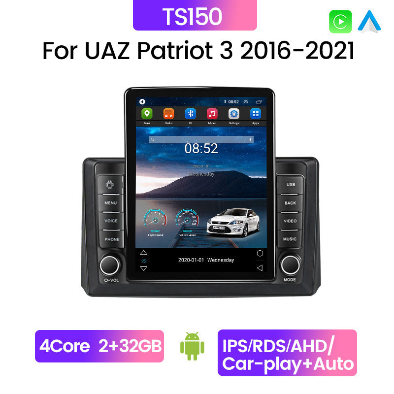 Suitable for russian uaz patriot 3 2016-2021 vertical screen android smart navigation head unit