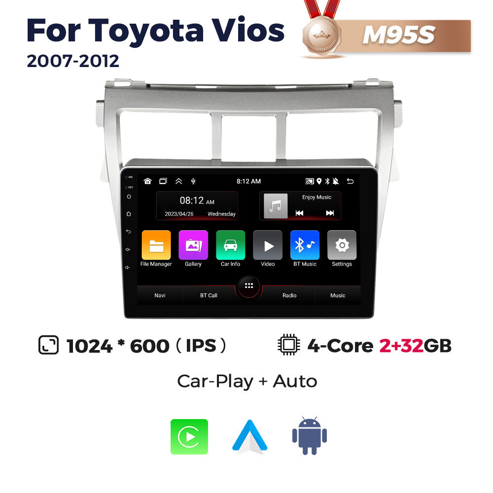 Suitable for toyota vios 2007-2012 toyota vios car large screen android smart navigator