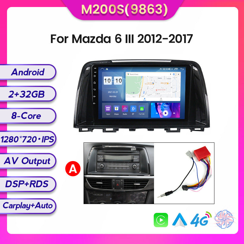 Suitable for Mazda 6 12-17 modified Android large screen central control car navigation screen 8 + 128G