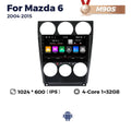 Suitable for 04-15 mazda 6 mazda 6 car large screen android navigator wireless carplay