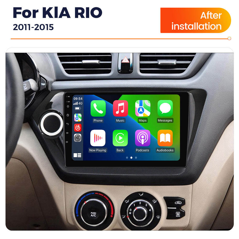Suitable for 11-15 kia k2 rio android car central control navigator wireless carplay