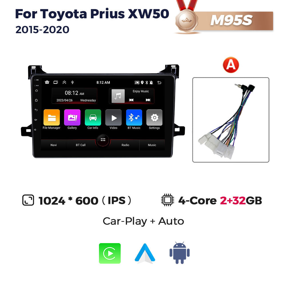 Suitable for toyota prius xw50 2015-2020 toyota prius car android smart navigation