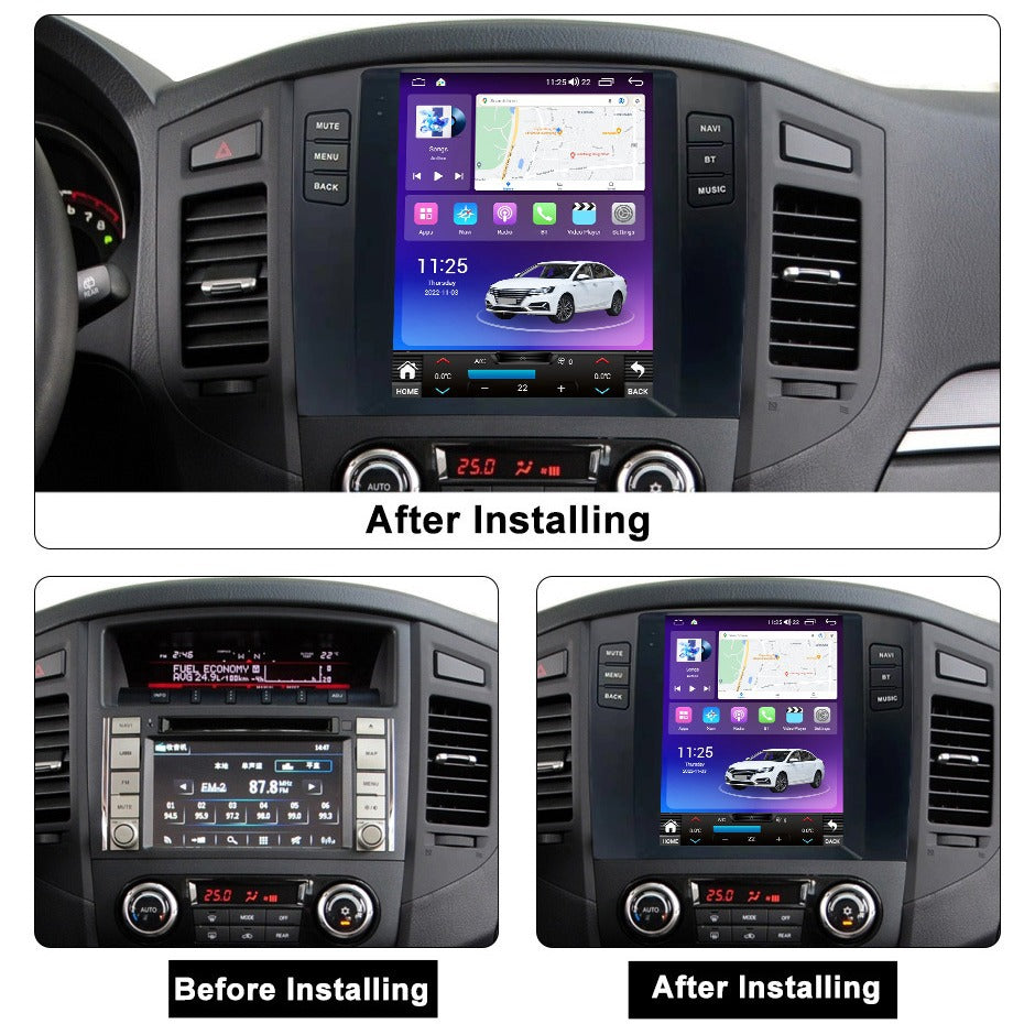 Suitable for mitsubishi pajero v97 v93 mitsubishi pajero car vertical screen android navigator
