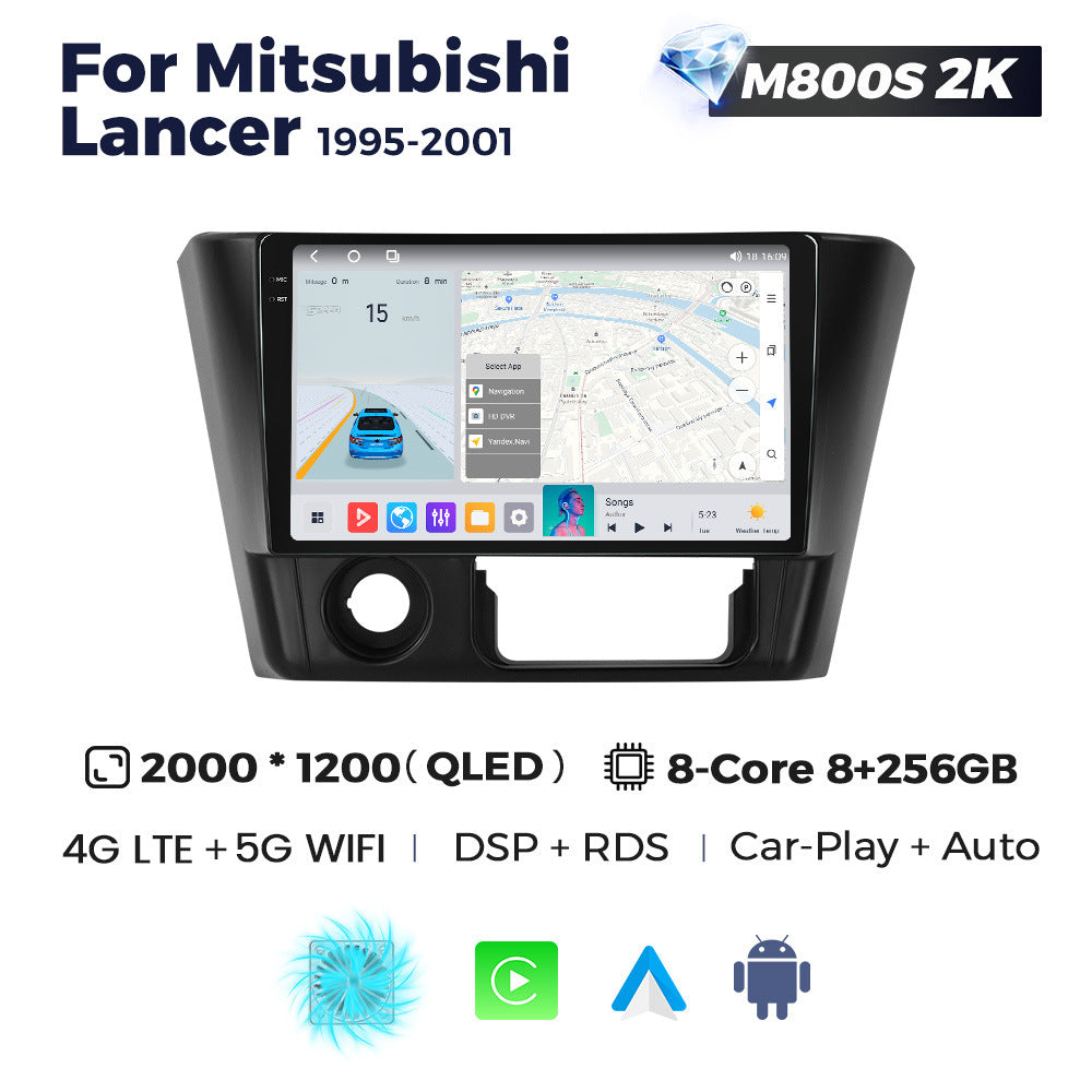 Applicable to Mitsubishi Lancer 1999-2001 Android large screen central control navigation radio Bluetooth Carplay