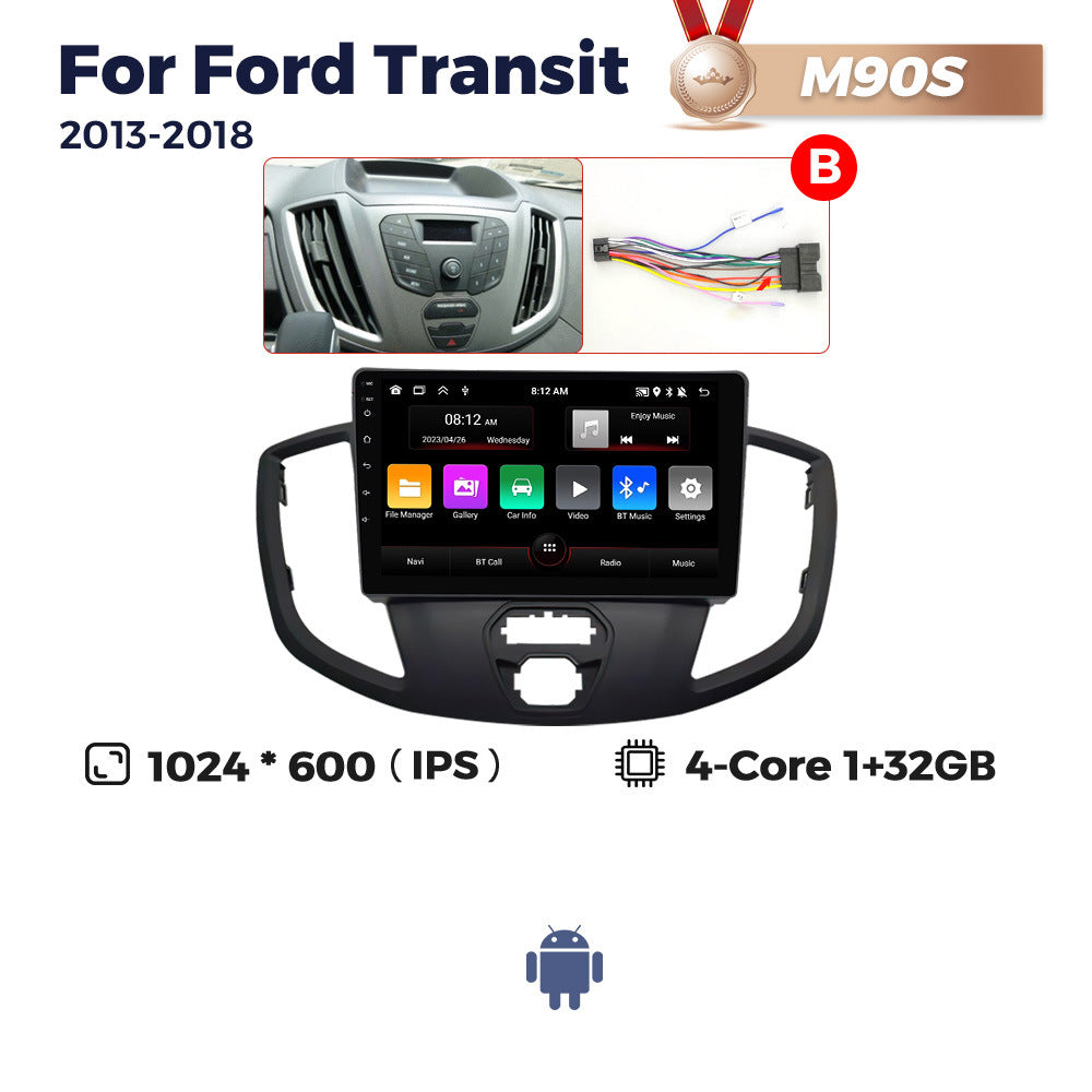 Suitable for ford transit 2013-2018 ford transit ab two android car central control navigators