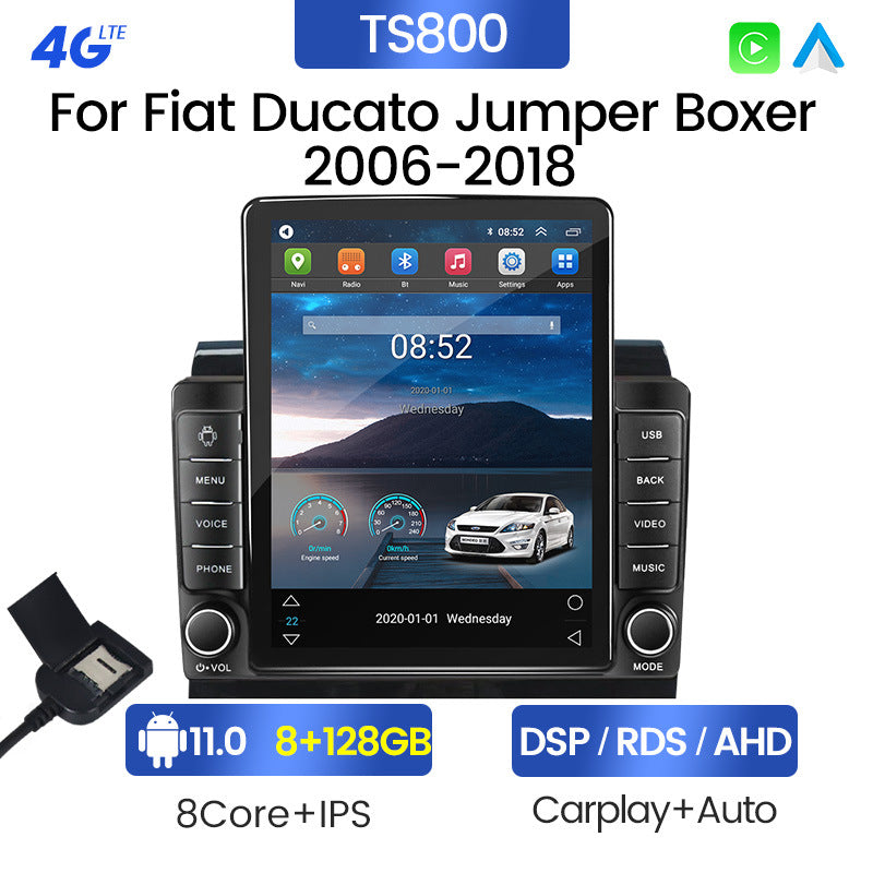 Suitable for fiat ducato jumper boxer 2006-2018 stone monument machine vertical screen android navigation