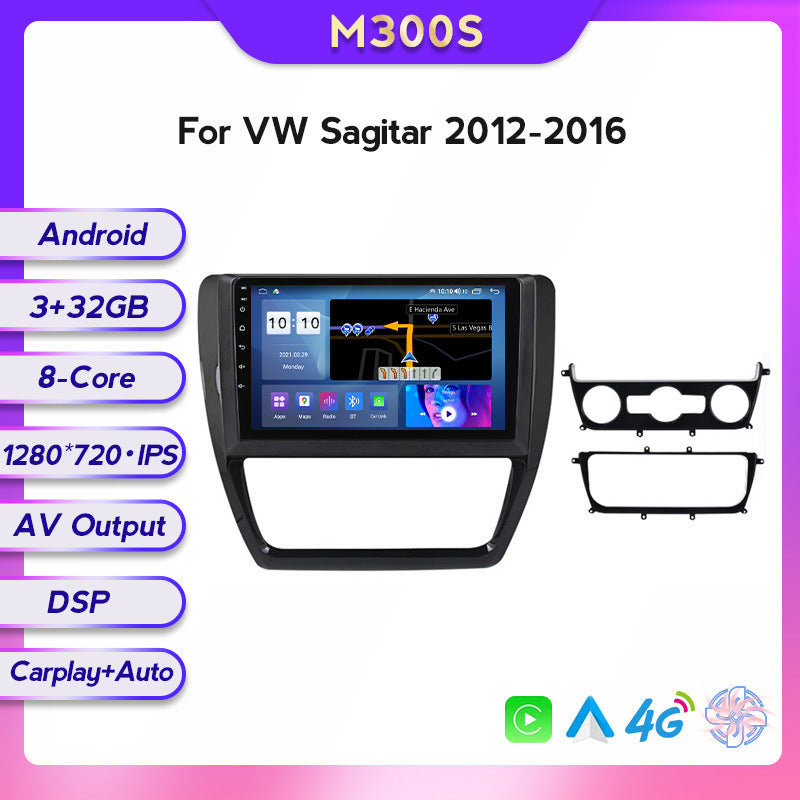 Suitable for volkswagen sagitar (jetta) 2012-2016 models: in-car central control gps navigation wireless carplay