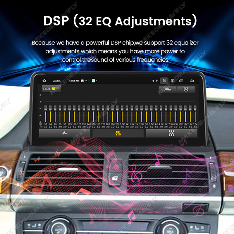 10.25 inch suitable for BMW X5X6 E70 E71 Android central control large screen GPS navigation all-in-one machine Carplay