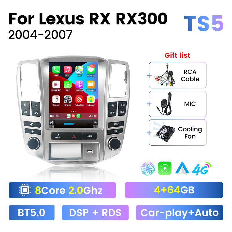 Suitable for lexus rx300 330 350 rx400 450 lexus rx vertical screen android navigator