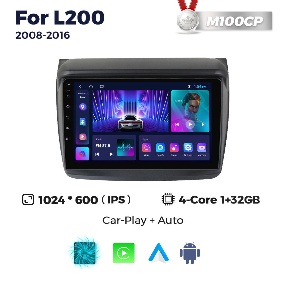 Suitable for mitsubishi pajero jin chang mitsubishi l200 car android navigation motherboard carplay