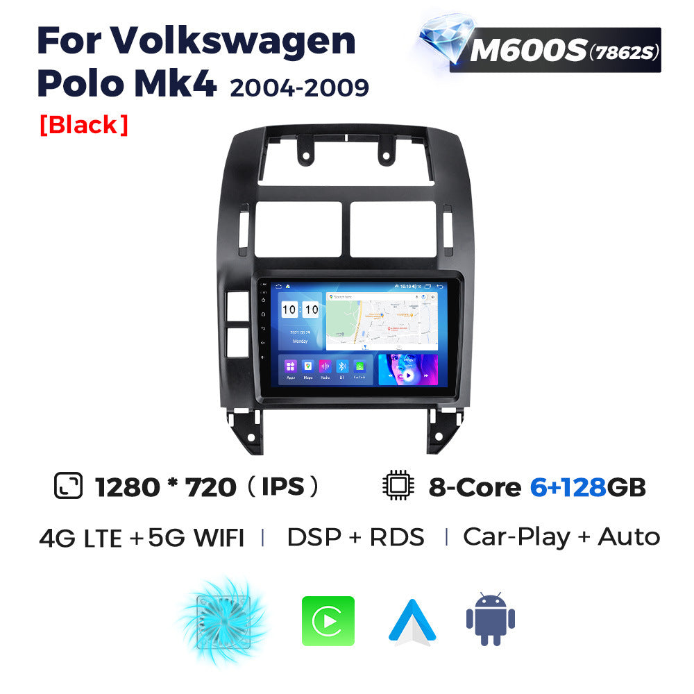 Compatible with VW Polo MK4 2004-2010 Android large-screen central control navigation with Bluetooth CarPlay