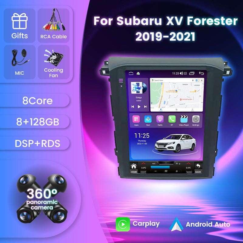 Suitable for subaru forester xv, subaru xv smart central control vertical screen android car navigation