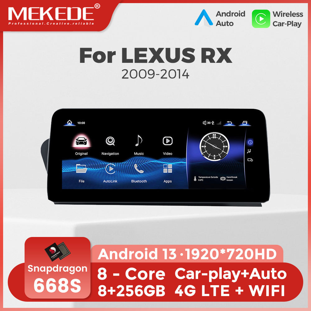 Suitable for lexus rx 2009-2014 lexus rx270 rx350 restoration large screen android navigation