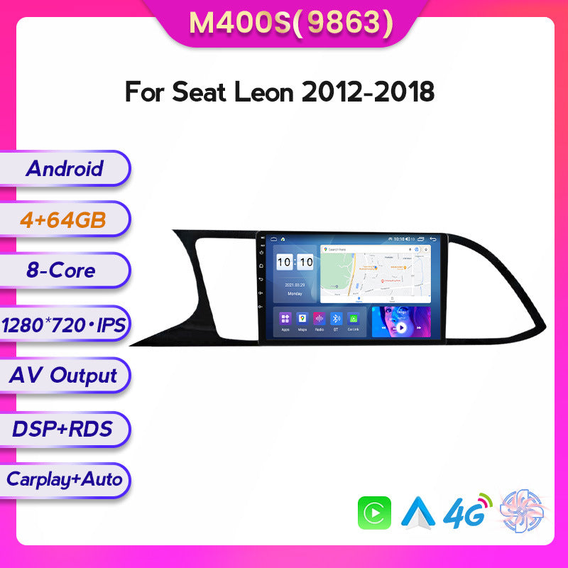 Suitable for 12-18 seat leon car large screen android navigator wireless carplay
