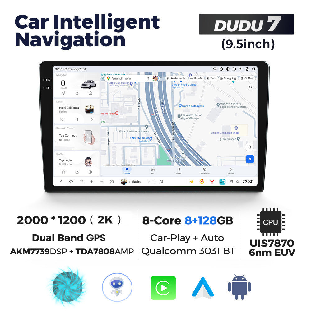 Suitable for dudu6, dudu7, and mekede dudu liangshan overseas edition smart modified android interactive navigation systems