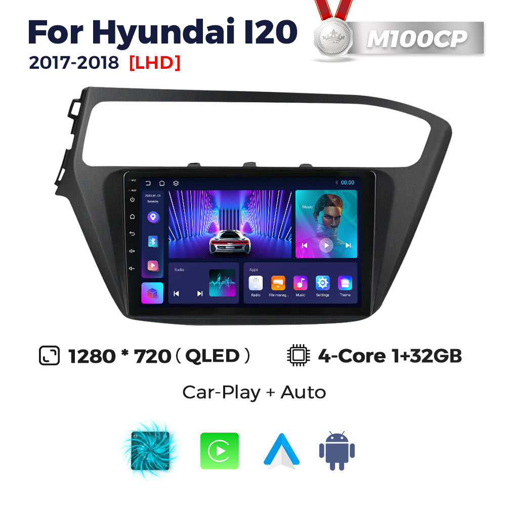 Suitable for hyundai i20 2017-2018, modern i20 retrofit smart android head unit car navigation system