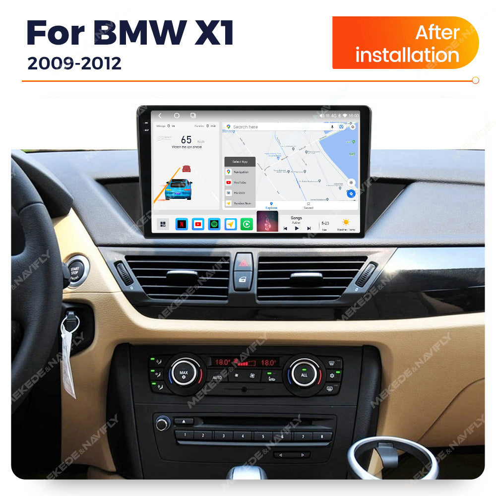 Suitable for BMW X1 E84 09-12 Android large screen car navigation radio screen M6Pro 3D version