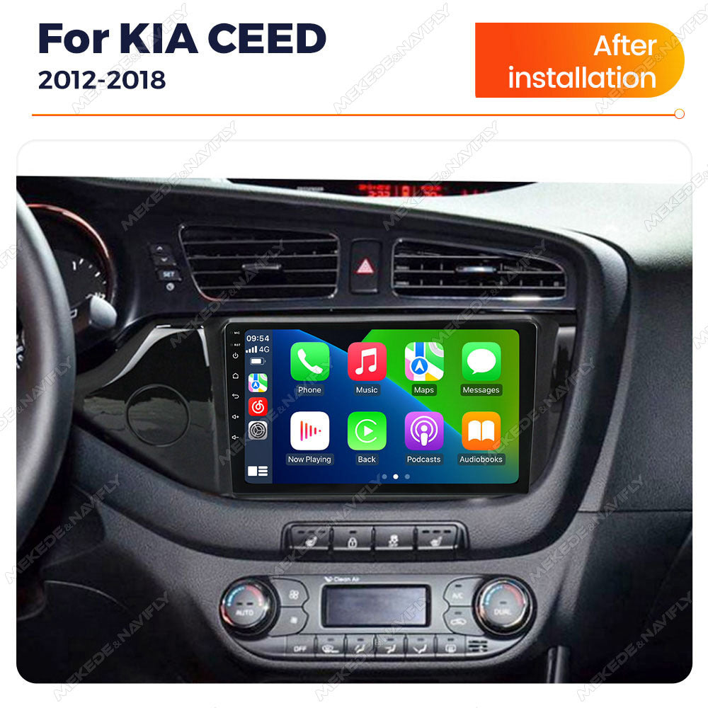 For Kia Ceed 2012-2018 Android Car GPS Navigation MP5 Bluetooth Player Carplay