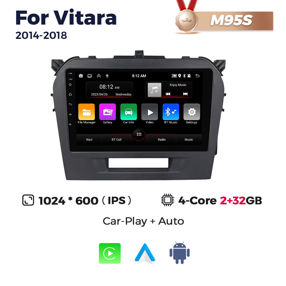 Suzuki Vitara 2014-2018 Android large screen central control navigation Bluetooth Carplay