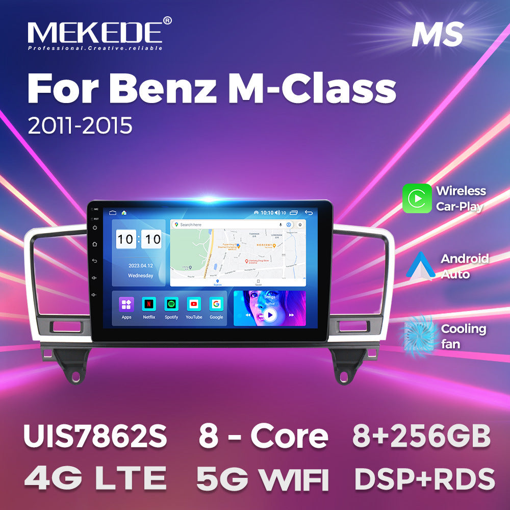Suitable for mercedes-benz klasse w166 ml mercedes-benz m-class car large screen android navigator