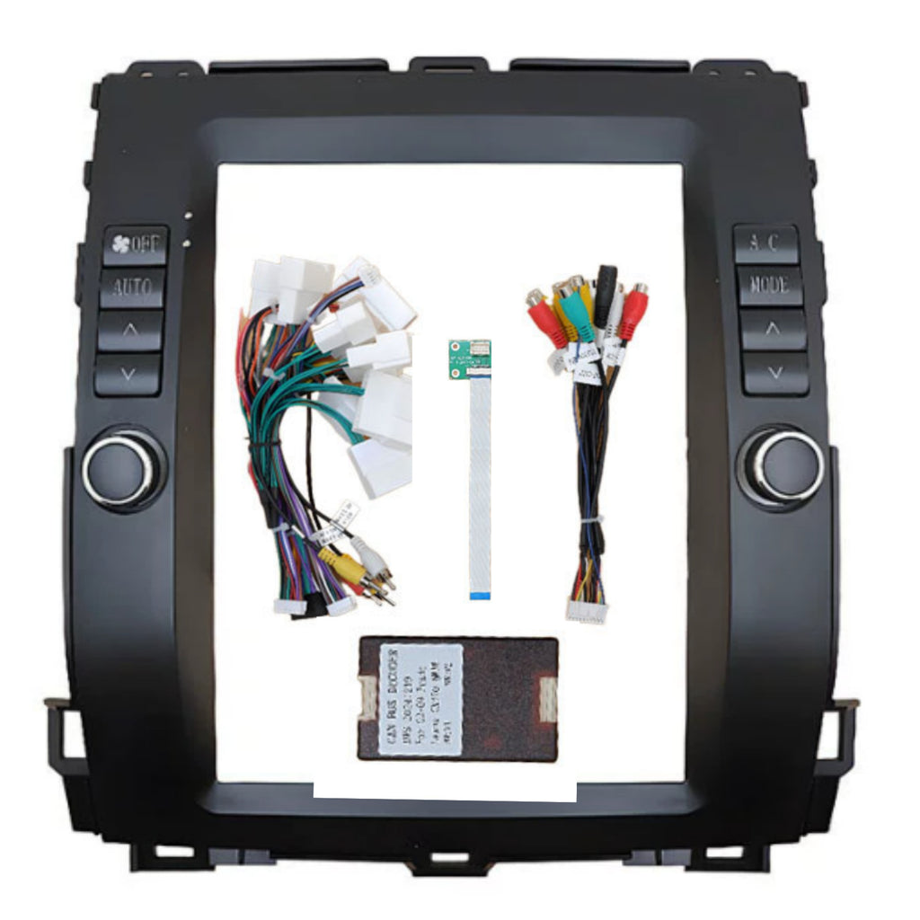 Versatile trim kit compatible with lexus gx470 / toyota prado - center console navigation modification faceplate