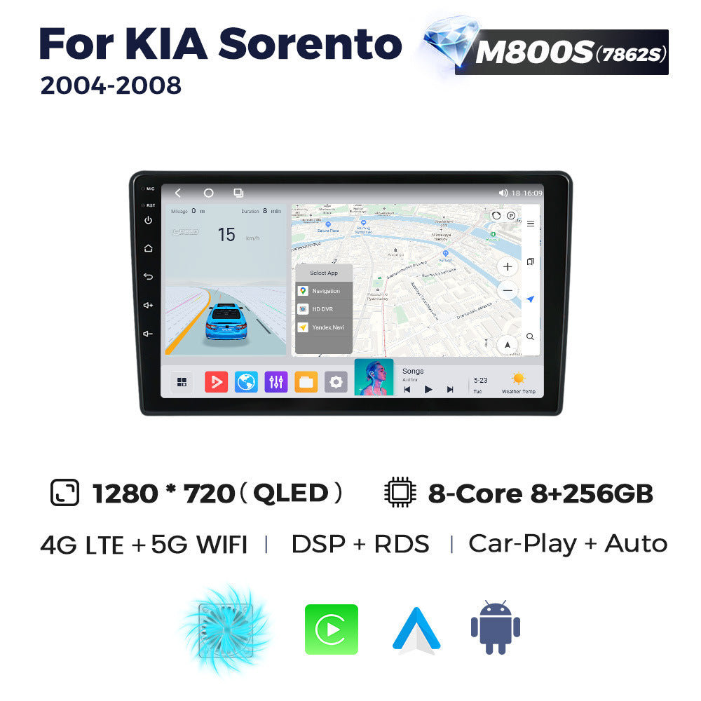 Suitable for kia sorento 2004-2008 9inch car android smart navigation