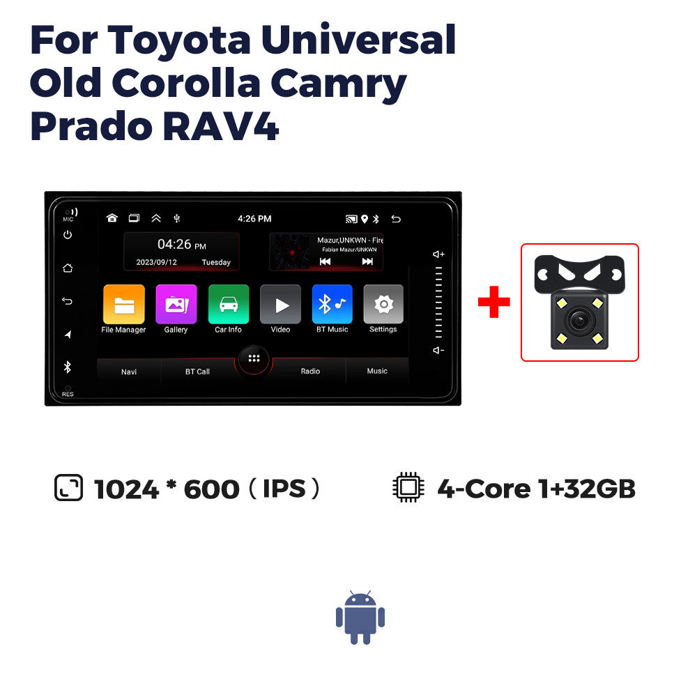 Suitable for 7inch toyota neutral machine ultra-thin 8227toyota corolla toyota cross-border exclusive android navigator