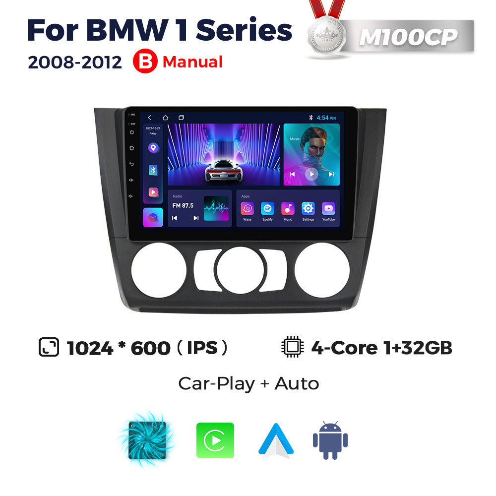 Suitable for bmw 1 series bmw e81 hd car android large screen navigator reversing image wireless carplay