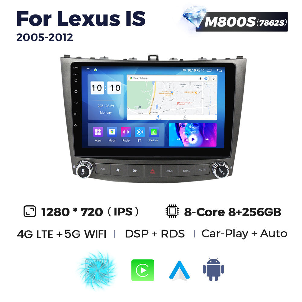 Suitable for 2005-2012 lexus is250 lexus is large screen car smart android navigator