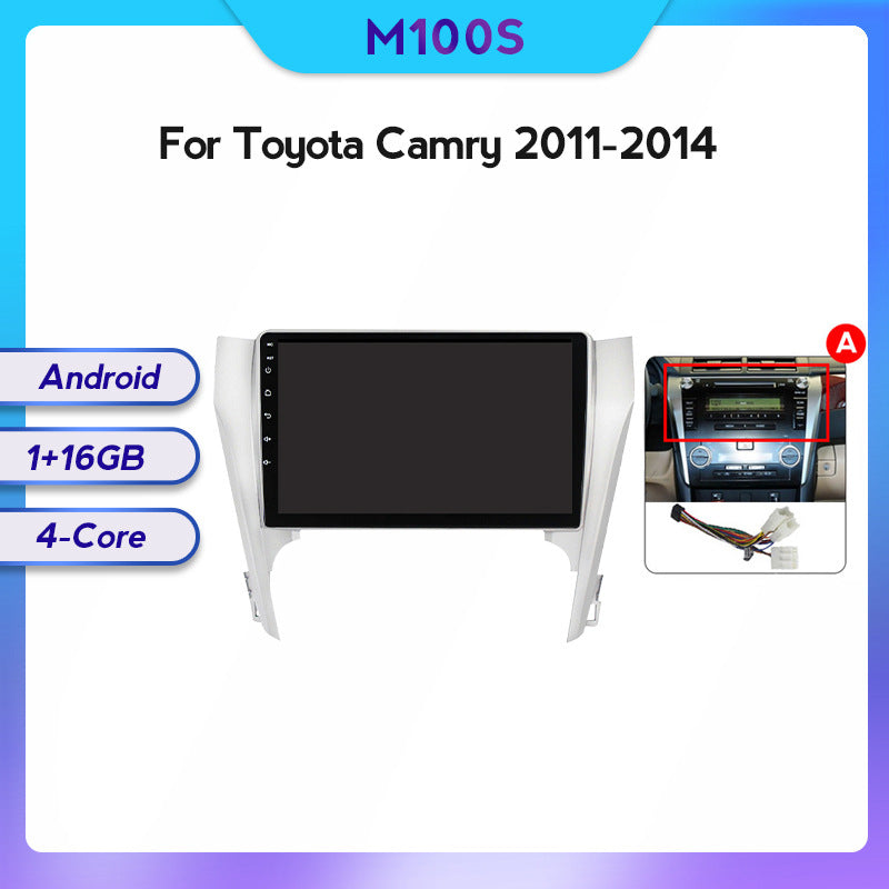 Compatible with Toyota Camry models 11-14 Android large-screen central control in-car navigation screen 8+128GB