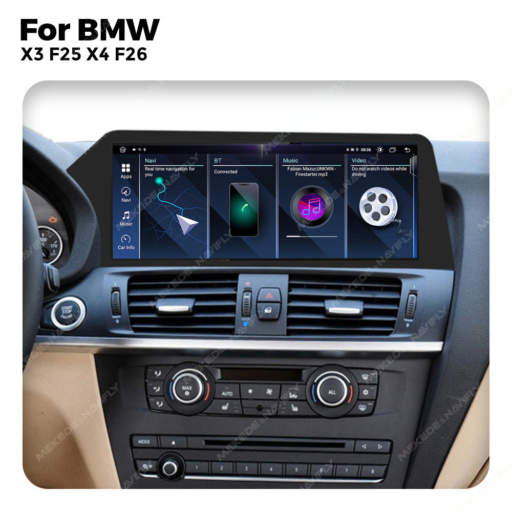 Applicable to BMW X3 F25 X4 F26 blade screen Android car large screen central control Carplay navigation Qualcomm