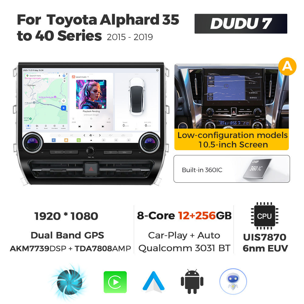 Suitable for toyota alphard 35 to 40 serie toyota alphard dudu private model navigator