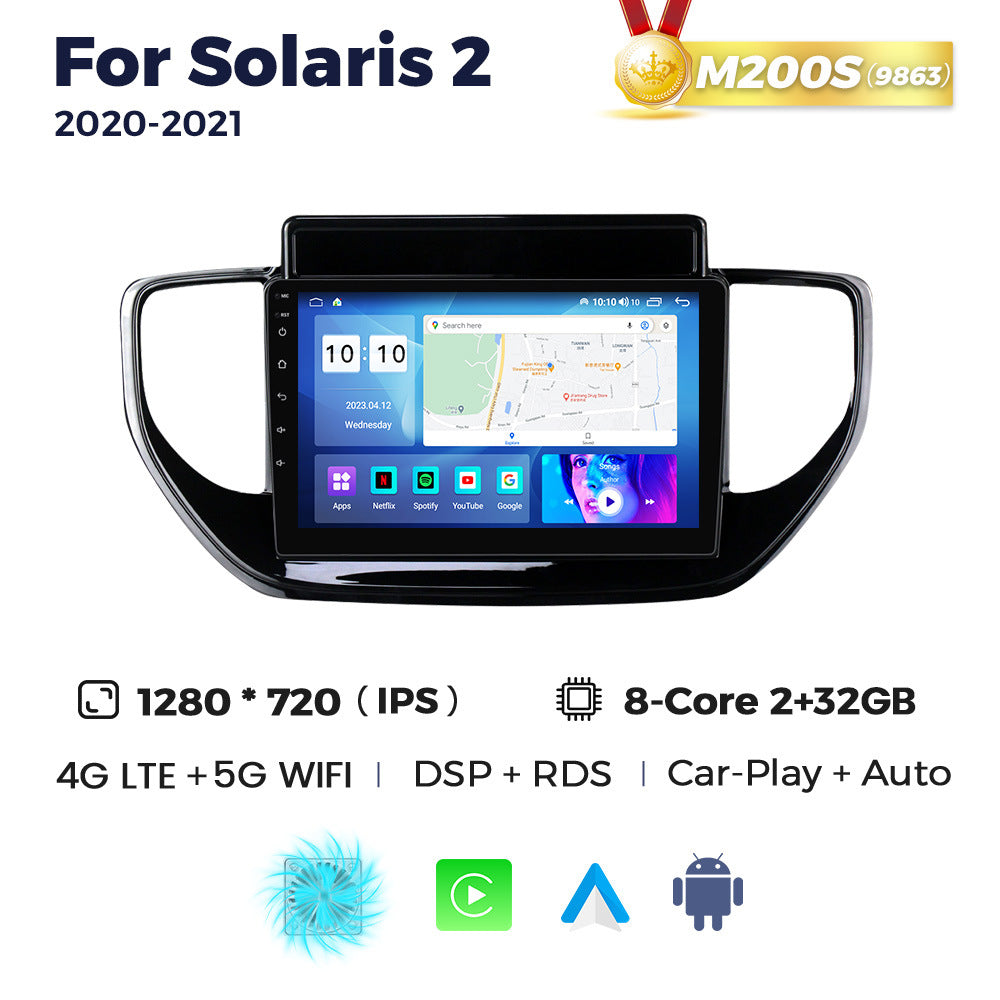 Suitable for hyundai solaris 2 2020-2022 hyundai car smart central control navigation carplay