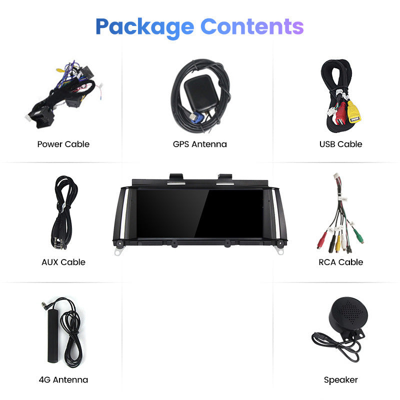 8.8 inch suitable for BMW X3 X4 F25 F26 Android large screen central control car navigation Bluetooth Carplay