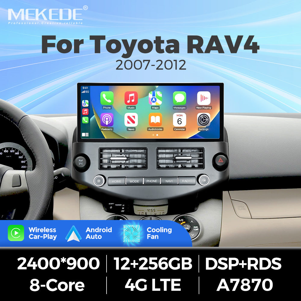 Suitable for toyota rav4 2007-2011 toyota tav4 12.3inch android vertical screen smart navigator