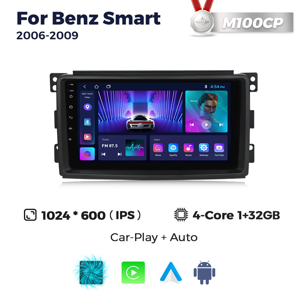 Applicable to Mercedes-Benz Smart 06-09 Android large screen central control car navigation radio screen 8 + 256G