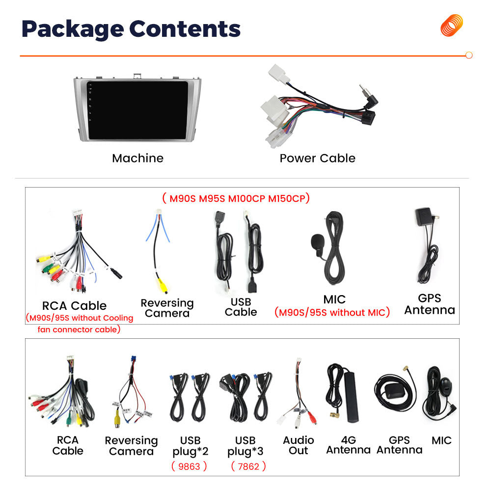 Applicable to Toyota Avensis 2008-2015 Android large screen central control navigation 8 + 256G