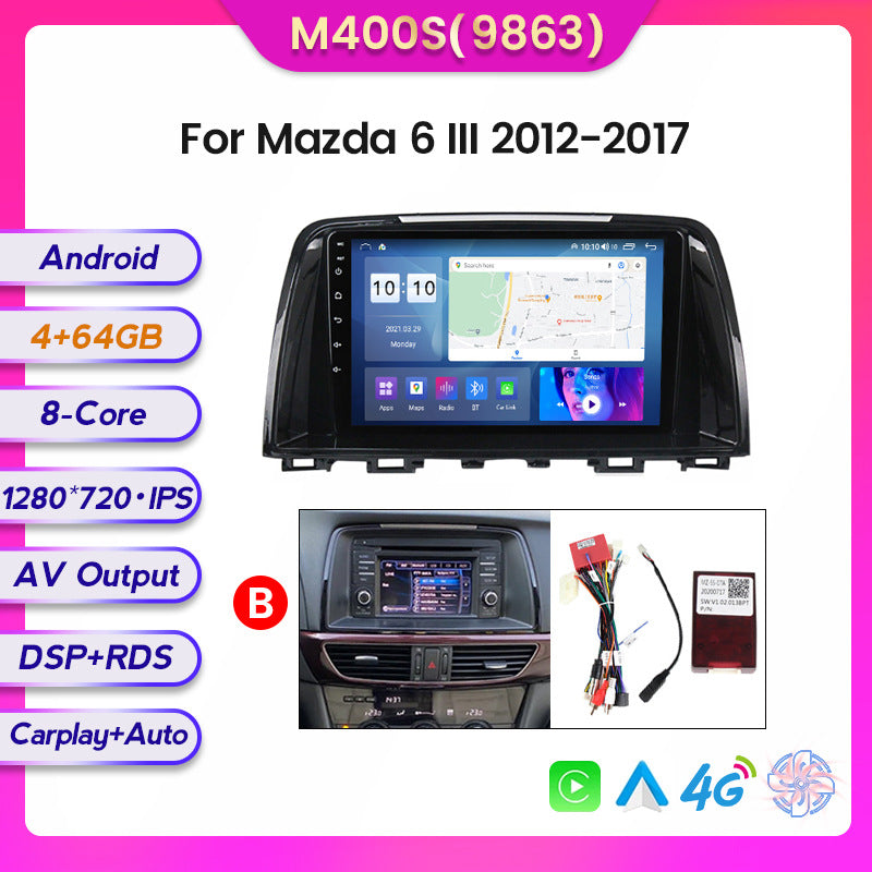 Suitable for Mazda 6 12-17 modified Android large screen central control car navigation screen 8 + 128G