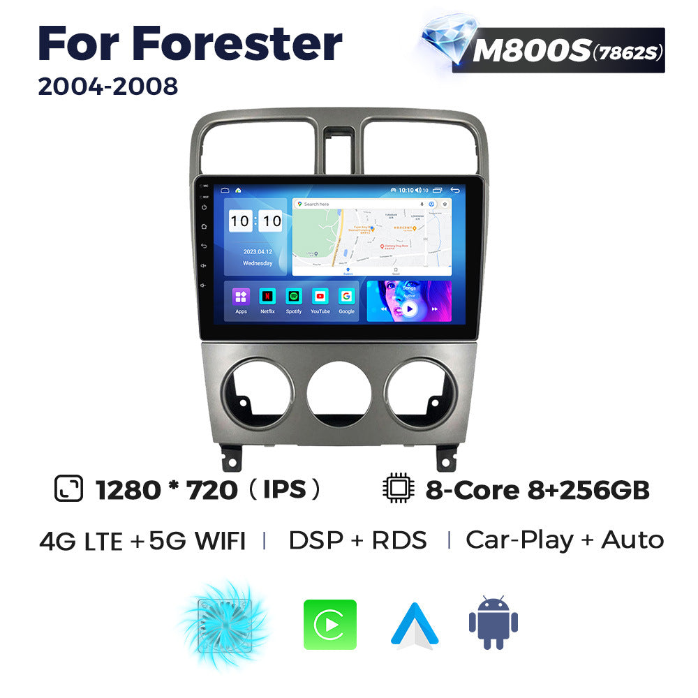 Suitable for subaru forester 04-08 car central control gps navigation wireless carplay