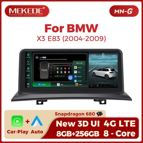 10.25 inch for BMW X3 E83 04-09 Android large screen central control car navigation Bluetooth Carplay