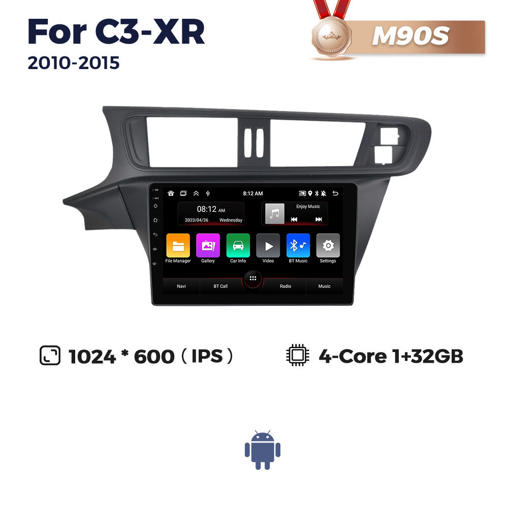 Compatible with Citroën C3-XR 10-15 Android Large Screen Central Control Navigation Radio 8+256GB