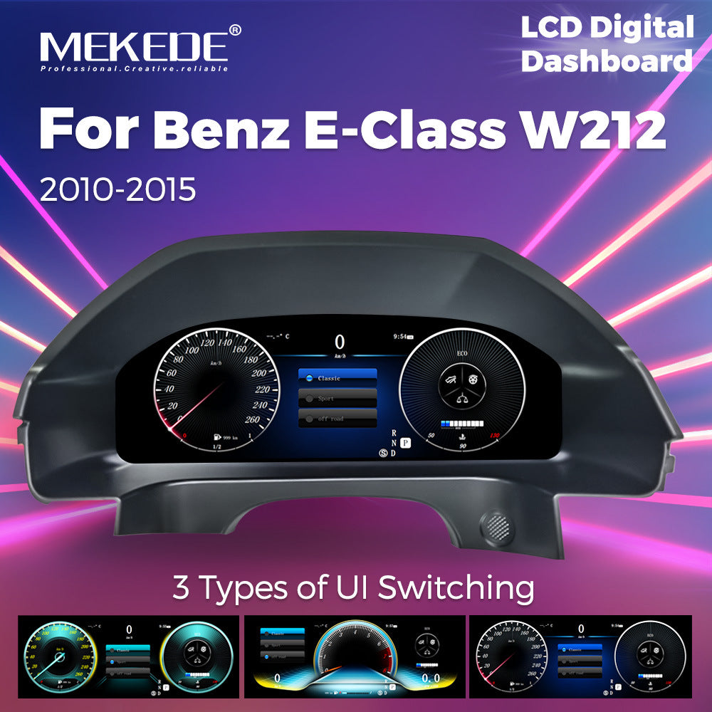 Suitable for benz e class 10-15 years mercedes-benz e-class w212 upgraded restoration lcd instrument display