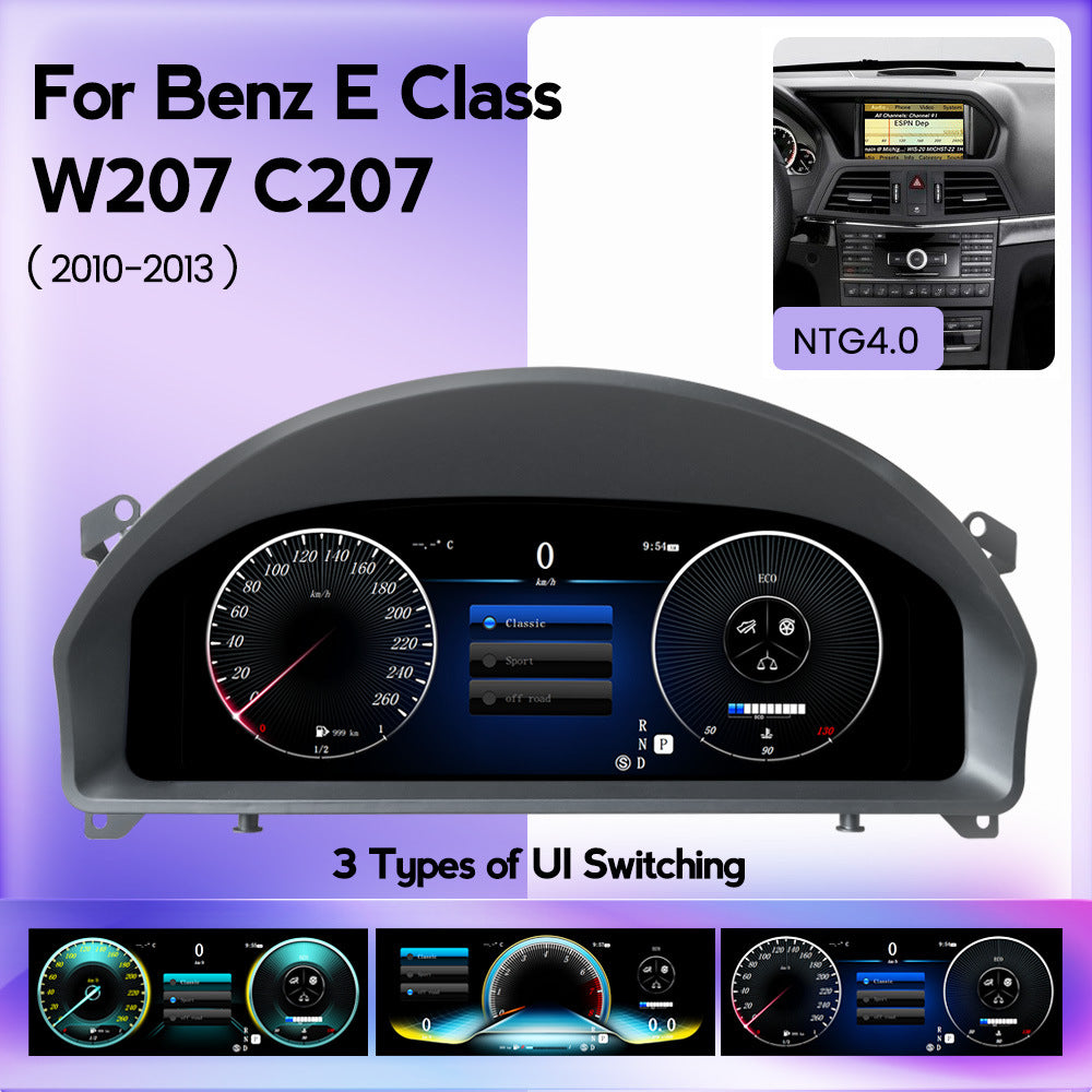 Suitable for benz w207 ntg4.0 ntg4.5 2010-2013 mercedes-benz lcd screen instrument display