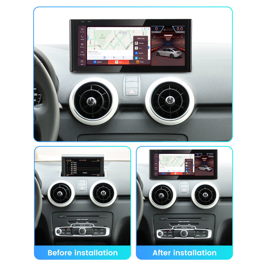 Suitable for audi a1 2010-2018, original car screen upgrade to large screen navigation, qualcomm snapdragon chipset