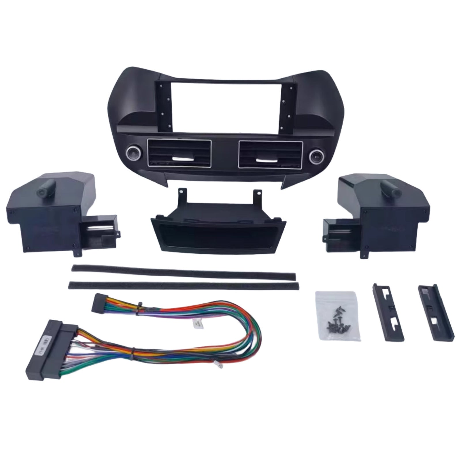 Versatile trim kit compatible with hyundai santa fe 12.3inch center console navigation modification panel