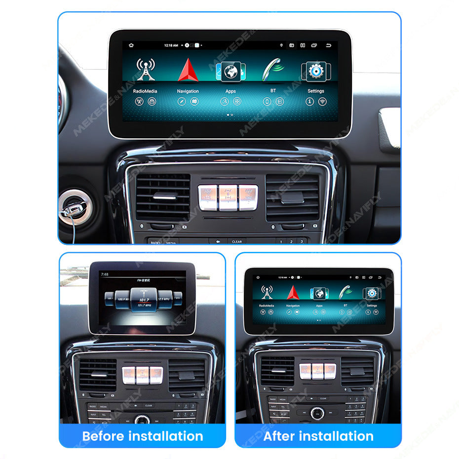 Compatible with Mercedes-Benz G-Class W463 G63 2012-2019 MN-X Android Large-Screen Central Control Navigation Radio
