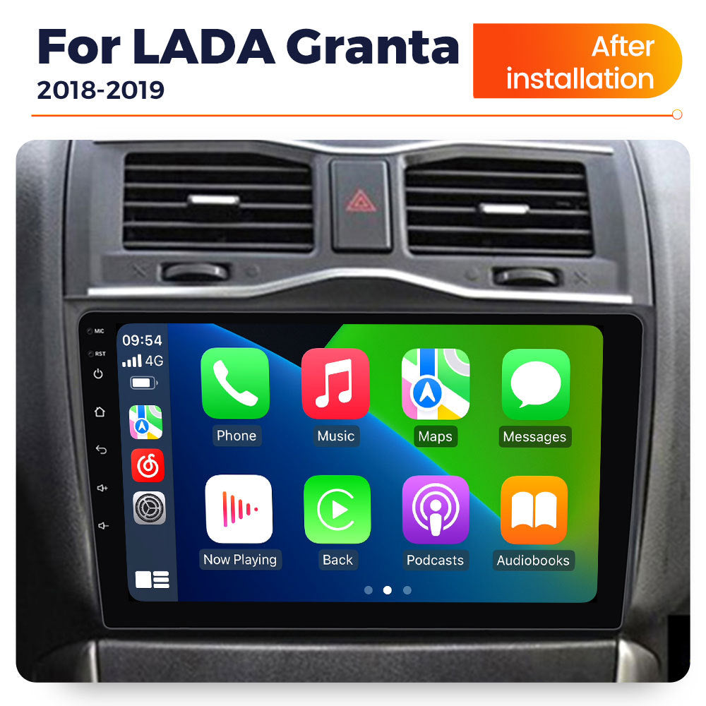 Compatible with Lada Granta 18-19 Android large-screen central navigation radio 8+256G