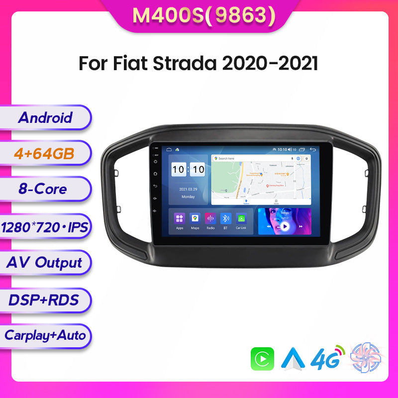 Compatible with Fiat Strada 20-21 model Android large-screen central control in-car navigation screen 8+128 sizes