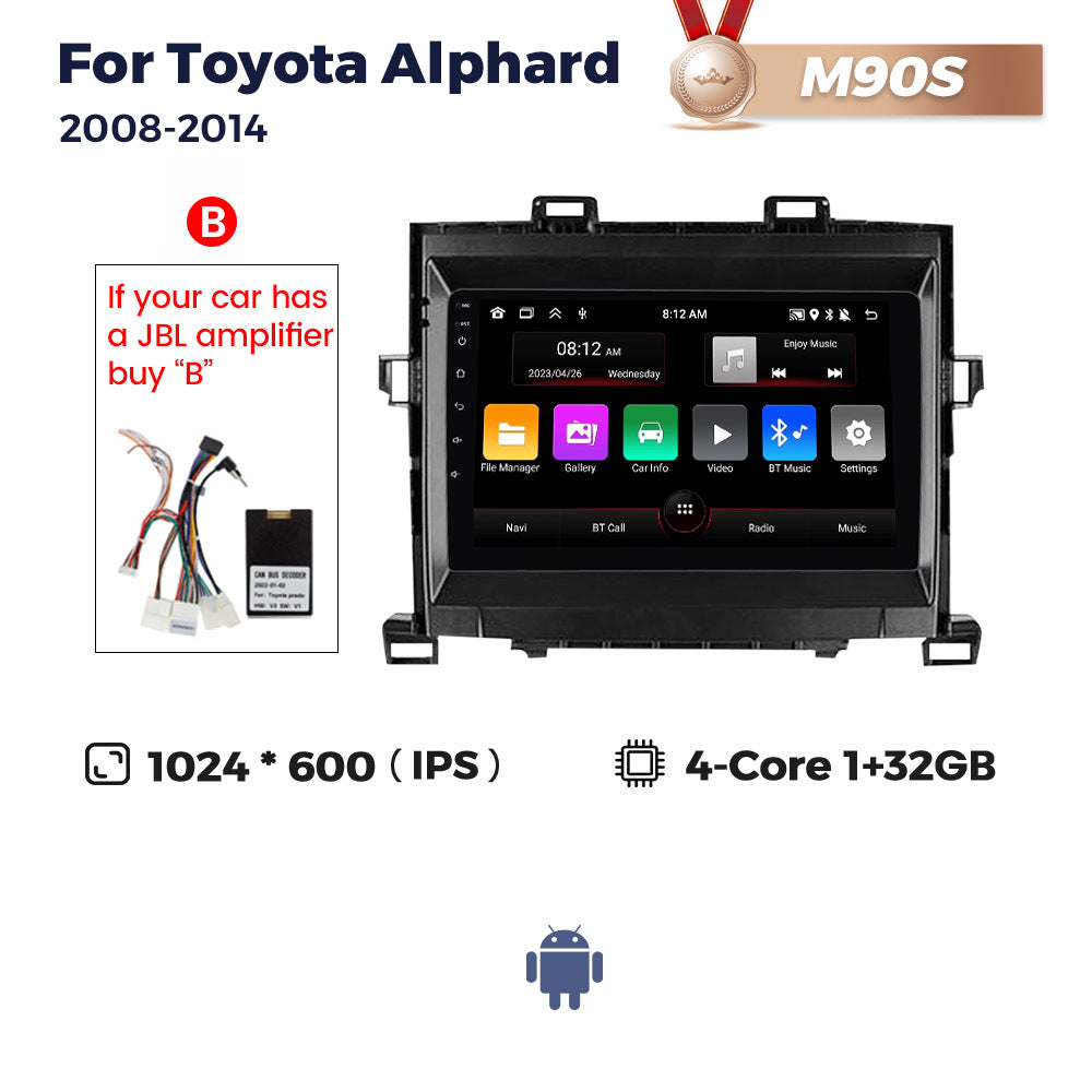 Suitable for toyota alphard 2008-2014 alfa car restoration android smart navigation motherboard
