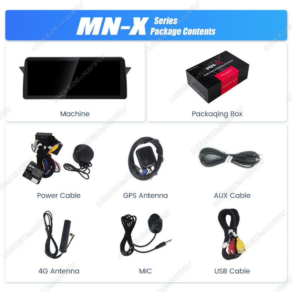 12.3-inch Compatible with BMW X1 E84 Android Central Control Large Screen GPS Navigation All-in-One Bluetooth CarPlay